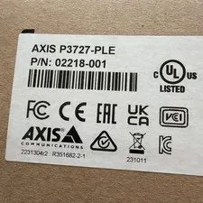 New Axis P3727-PLE 02218-001 8MP Outdoor IR 360° 4-Sensor IP PoE Network Camera