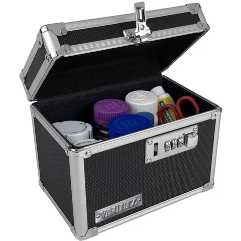 Small Metal Lockbox - Secure Storage for Documents & Cash