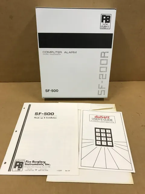 Fire Burglary Instrument Inc. SECUR-Fone SF-500 Computer Alarm, Micro Processor