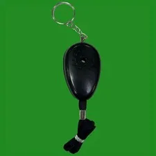 1x Personal Safety Rape Alarm Trigger Loud 100db Compact Fix Keyring Holder