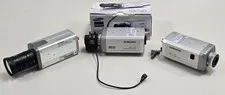 Lot 3x Color CCTV Day Night Security Cameras - 2 Samsung SDC-415 + Co-4924 CCD