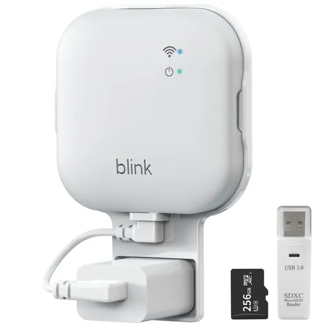 256GB MicroSD Card and Sync Module XR Mount, NoDrilling Mount for Blink Outdo...