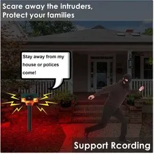 Outdoor Alarm System, Dog Barking & Gunshot Sounds, USB