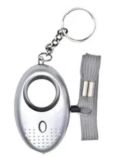 Safe Sound Personal Alarm 140DB Reusable Security Emergency Keychain + LED Light