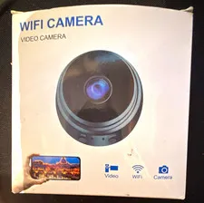 Wireless Wi-Fi IP/Network Indoor Surveillance Camera, Black, 1 Camera