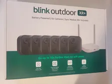 Blink Security Cameras 6 Camera Set Outdoor 4 XR+   NEW Hard to find.