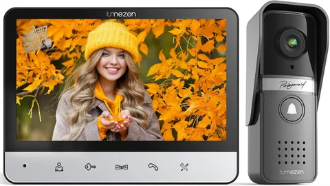 Tmezon 7-Inch Color Monitor Night Vision 4-Wire Video Intercom V20