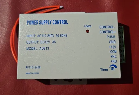 UHPPOTE Power Supply 110-240VAC to 12VDC - Door Access Control System 
