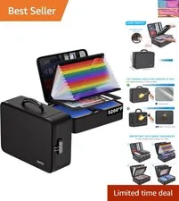 5200℉ Soft Case Fireproof Document Box with Lock,Fireproof Box with 25 Colorf...