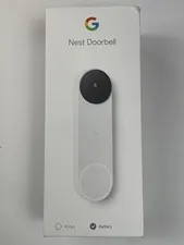 New Google Nest Doorbell Battery Doorbell Camera 3rd Gen Battery Power Open Box