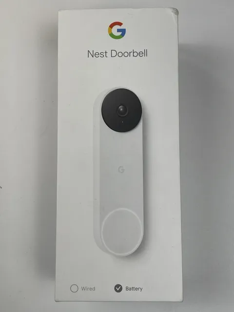 New Google Nest Doorbell Battery Doorbell Camera 3rd Gen Battery Power Open Box