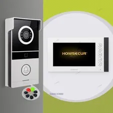 HOMSECUR Video Door Phone Intercom Doorbell RFID Keyfobs Night Vision Door Unloc