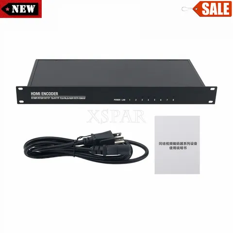 H.265 1U HDMI Encoder PC NVR Video Encoder for RTMP/RTSP/HTTP Gigabit Network