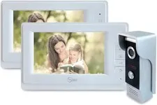 7''TFT Color Wired Video Door Phone Intercom System for Home,Wired Video 