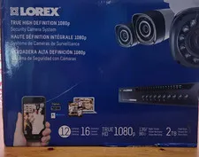 Lorex True HD 1080p Wired Security System 12 Cameras Night Vision 2TB IP/Network