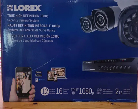 Lorex True HD 1080p Wired Security System 12 Cameras Night Vision 2TB IP/Network