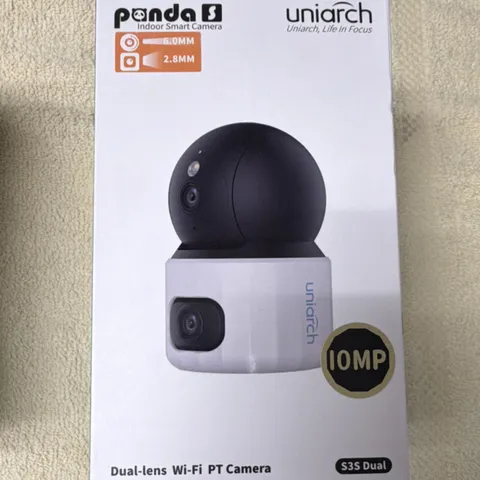 Uniarch Panda S S3S Dual Dual-Lens Wi-Fi PT Indoor IP Camera 10MP Tracking