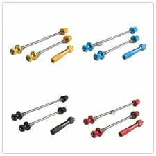 MTB Road Bike Wheel Locking Security Quick Release Skewers Anti Theft Skewer Set