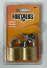 FORTRESS 1830T SMALL PADLOCK SET KEYED ALIKE FREE SHIPPING 4.5cm x 3cm