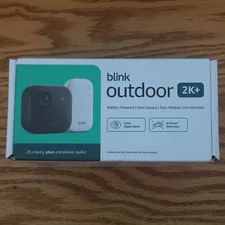Blink Outdoor 2K+ 1-Cam Kit Wi‑Fi Battery 2K Color Night Vision Two‑Way Alexa