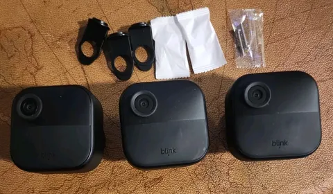 3 Blink Outdoor 4th Gen Wire-free smart security cam lot HD Add-on cameras ONLY