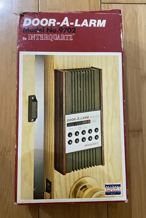 Door-A-Larm Push button Door Alarm by Interquartz - New