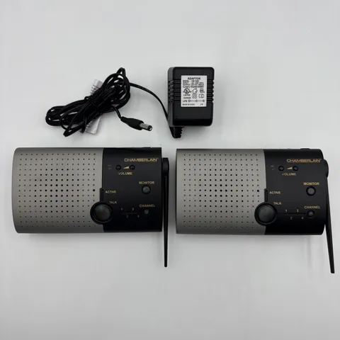 Chamberlain NLS2 Wireless Portable Intercom Double Unit 900 MHz Communication 