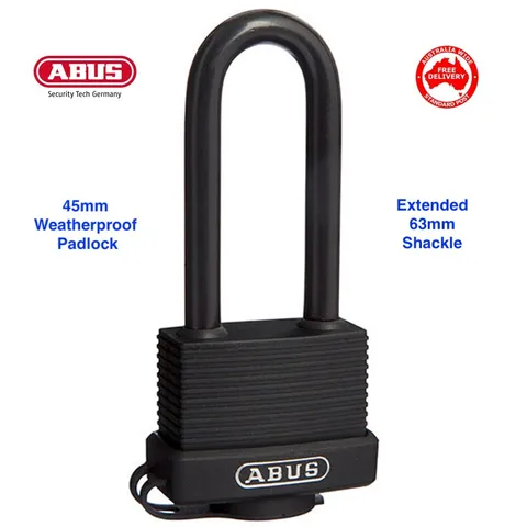 ABUS 7045HB63 Weatherproof Padlock Outdoor Marine Grade Padlocks