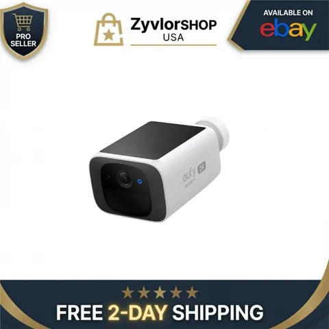 eufy Security SoloCam S220 Solar Outdoor Camera 2K Resolution Wi-Fi