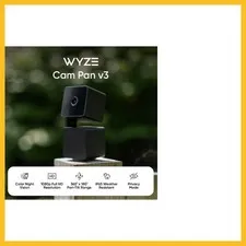 WYZE Cam Pan v3 Indoor/Outdoor IP65 1080P 360° Pan/Tilt/Zoom WiFi Smart Home Sec