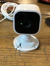 Blink Mini Indoor Plug-In Smart Security Camera 1080p HD - Tested & Working