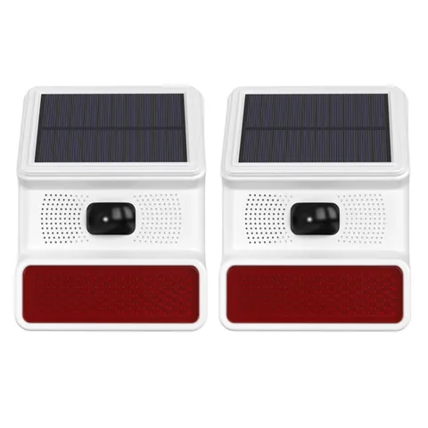 Solar Wireless Motion Sensor Alarm,Driveway Alarm Outdoor Waterproof Alert 12...