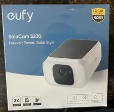 NEW SEALED Eufy  SoloCam S230 Security Camera 2k Resolution Color Night Vision