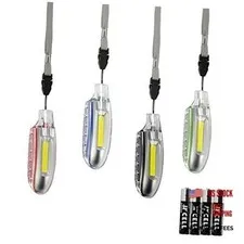 Emergency LED Whistle Light AAA Battery Power COB LED Four Color Personal