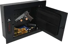 Hidden Wall Safe with Removable Pegboard, Key Lock for Jewelry & Handgun