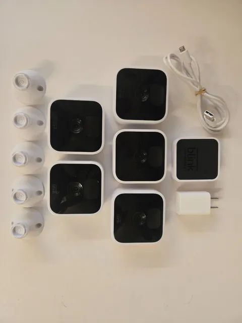 Lot of 5 Blink Indoor 3rd Gen Cameras BCM00410U + Sync Module Tested