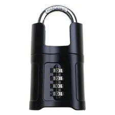 4 Digit Combination Lock Security Padlock for Locker, Fence, Case, Shed Enduring