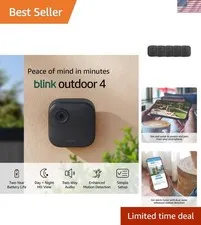 Outdoor 4 – Wireless smart security camera, two- battery, 1080p HD day and in...