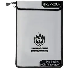 Fireproof Money Bag for Cash, Valuables, Legal Documents