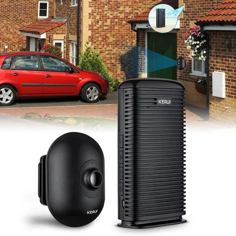 KERUI Waterproof Wireless Driveway Alarm Motion Sensor Alarm Indoor Outdoor US