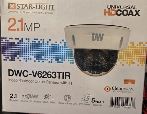 Digital Watchdog DWC-V6263TIR Indoor/Outdoor Security Dome Camera With IR