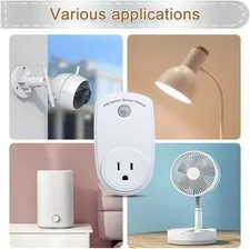 PIR MOTION SENSOR CONTROL 120V SOCKET-TURNS ON, ON MOVEMENT