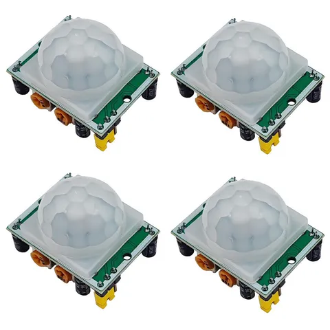4 PCS HCSR501 PIR Human Motion Sensor Module DC 4.520V For Arduino Part