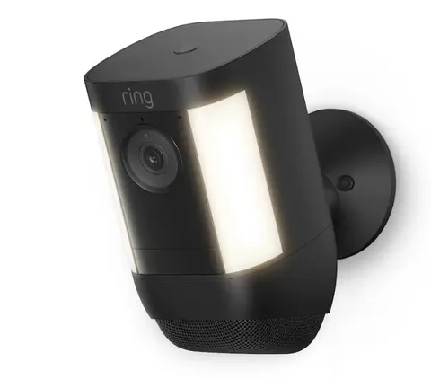Spotlight Cam Pro, Battery with 2K Video and Ring Vision, LED Lights, Dual-Band