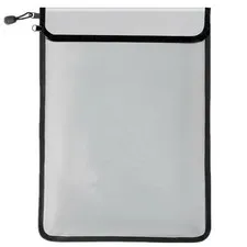 Home and Office Security Fireproof Document Bag, Waterproof vertical, Grey
