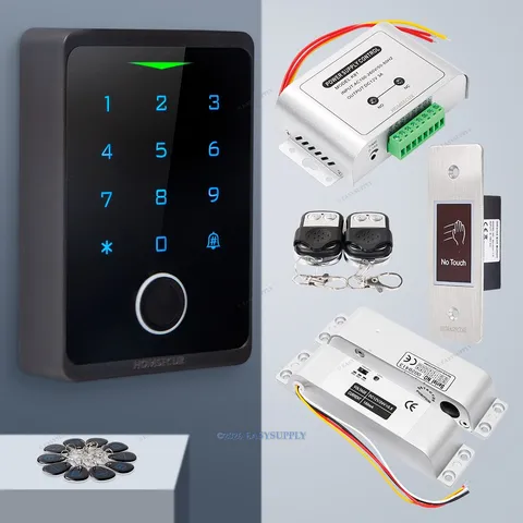 HOMSECUR IP66 APP WIFI RFID Access Control Set Surface Mount Drop Bolt Lock