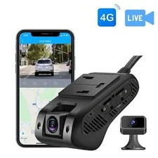 Jimi JC400 4G Dash Cam With Dual Cameras Live Video GPS Tracking WiFi Remote