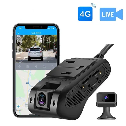 Jimi JC400 4G Dash Cam With Dual Cameras Live Video GPS Tracking WiFi Remote