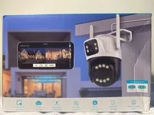 *NEW* BOAVISION 8MP DUAL-LENS DUAL-SCREENS WIFI SECURITY CAMERA