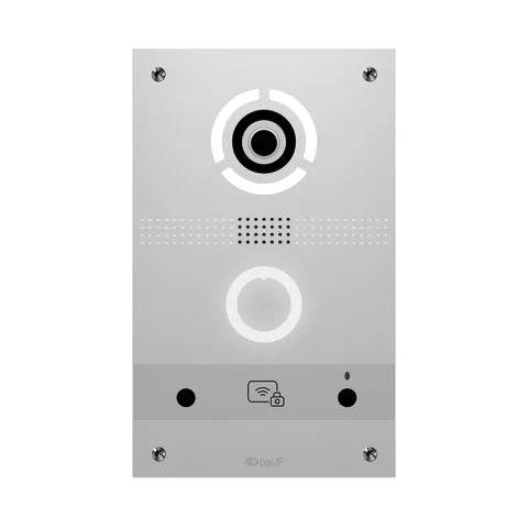 BasIP AV-08FB-Silver One-Button Intercom Panel with Facial Recognition